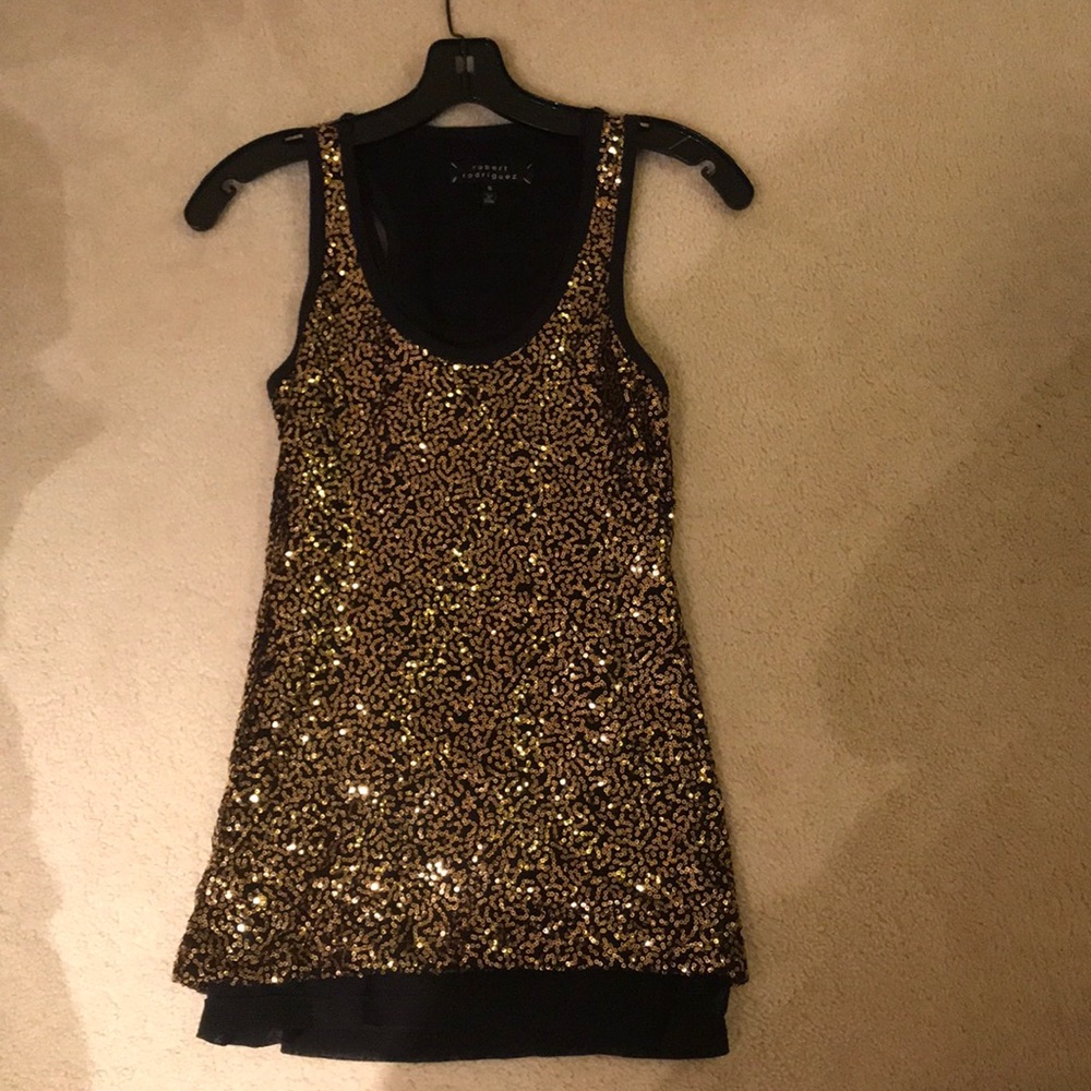 Robert Rodriguez Sparkly Tank Top
